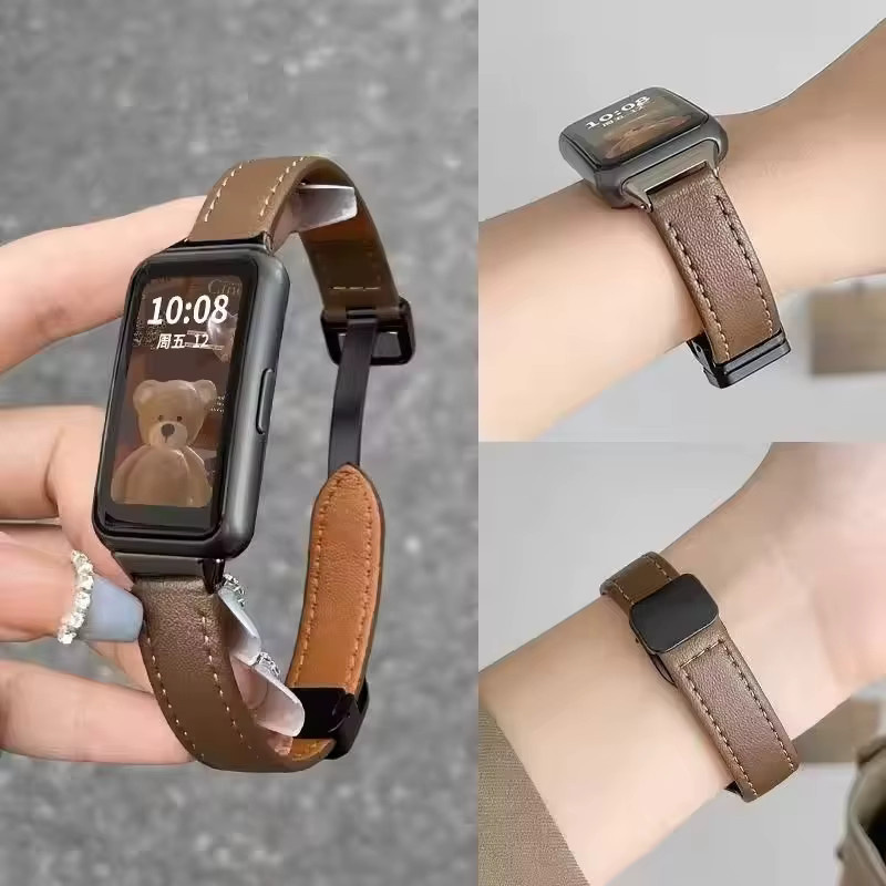 Huawei Lederarmband, braun - Bild 2