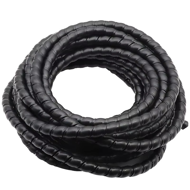 Flexible spiralförmige Kabelschutzhülle in Blau, 2 m lang, Draht-Organizer und Isolierhülse für 8/10/12 mm Kabel - Bild 5