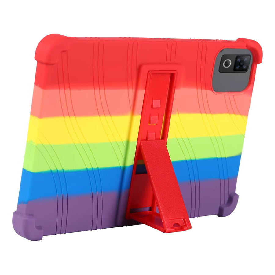 Stoßfeste Silikon Schutzhülle für Doogee Tab G6 A9 Pro Plus T36 T40 Pro T20 Ultra T20S T20 T10Plus mit Standfunktion in Blau und Mehrfarbig - Bild 2