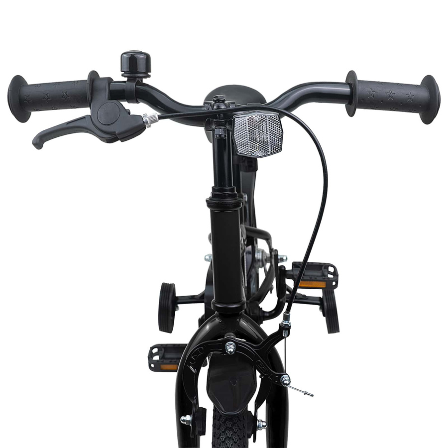 VD Home Furnishing Kinderfahrrad 12 Zoll Schwarz für Alter 2-4 Jahre - Bild 1