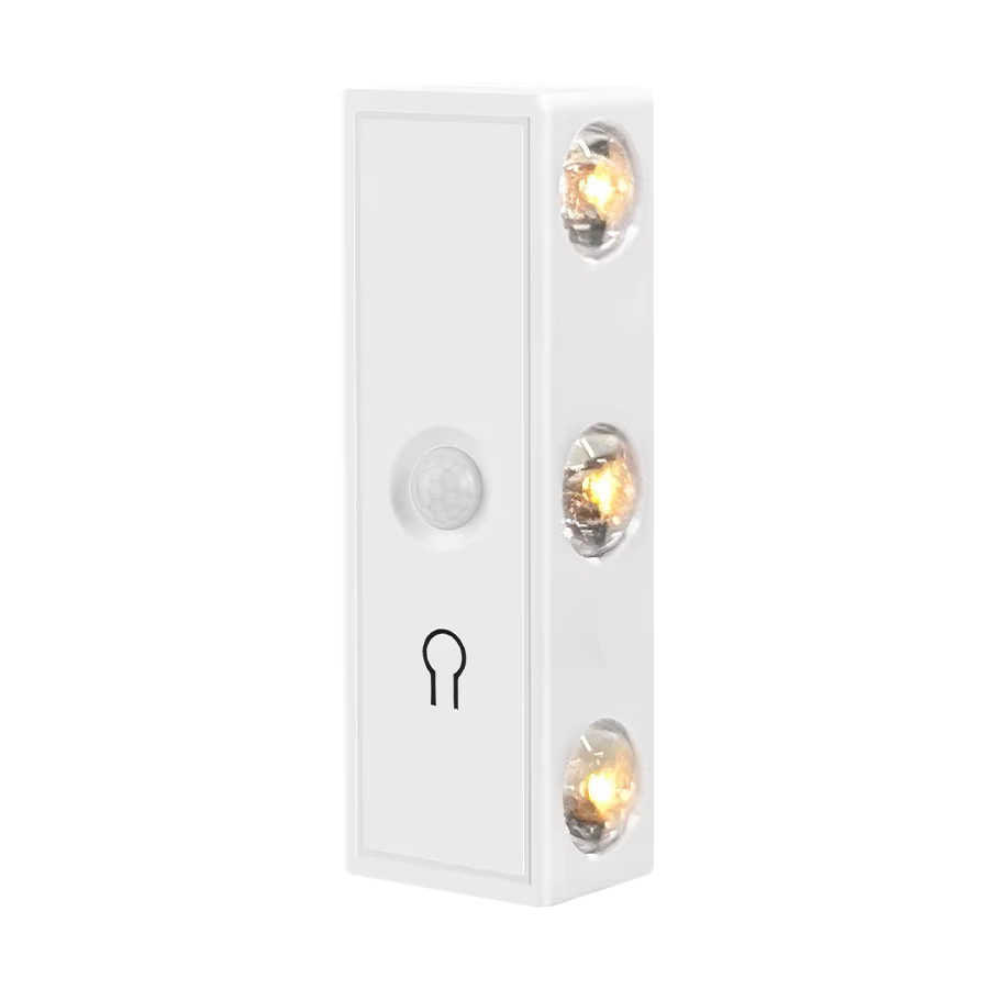 GGBEE LED Nachtlicht mit Bewegungssensor und RGB-Farben, wiederaufladbare magnetische Wandlampe mit Touch-Dimmfunktion für Schlafzimmer, Flur und Treppe, Farbe: Weiß/Multicolor - Bild 7