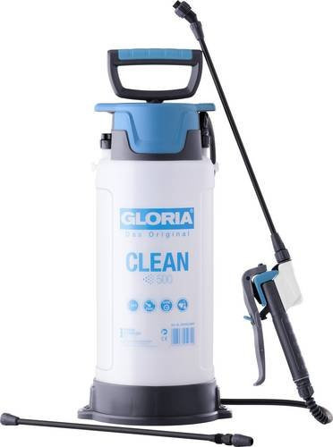 Gloria Haus und Garten CLEAN 500 Drucksprüher in Weiß mit 5 l Füllmenge - Bild 1