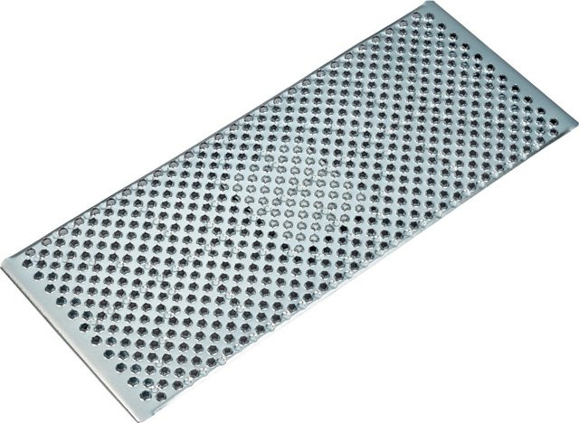 LUX-TOOLS Raspelblatt Classic aus Stahl in Silber, Länge: 360 mm, Breite: 150 mm - Bild 1
