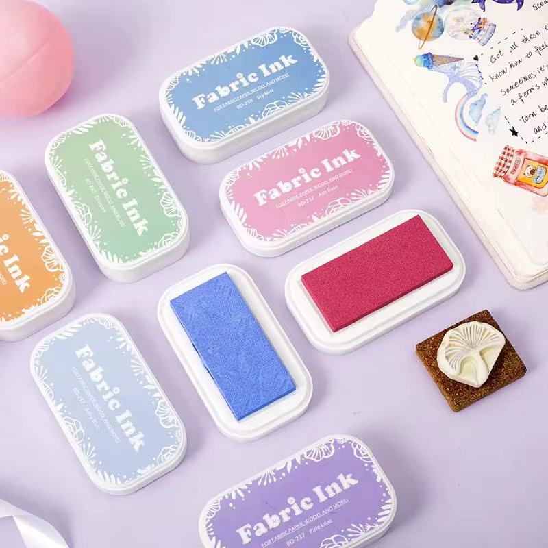 35 Farben Retro Stempelkissen Set für DIY Scrapbooking und Handwerk auf Stoff, Holz und Papier, Multicolour - Bild 1