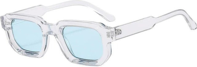 BEYIII Fashion Square Sonnenbrille, Vollrand, White, Damen - Bild 1
