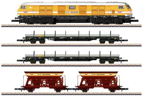 Märklin Z Zugpackung Bauzug mit Diesellokomotive aus Metall und Kunststoff, Spur Z - Bild 1