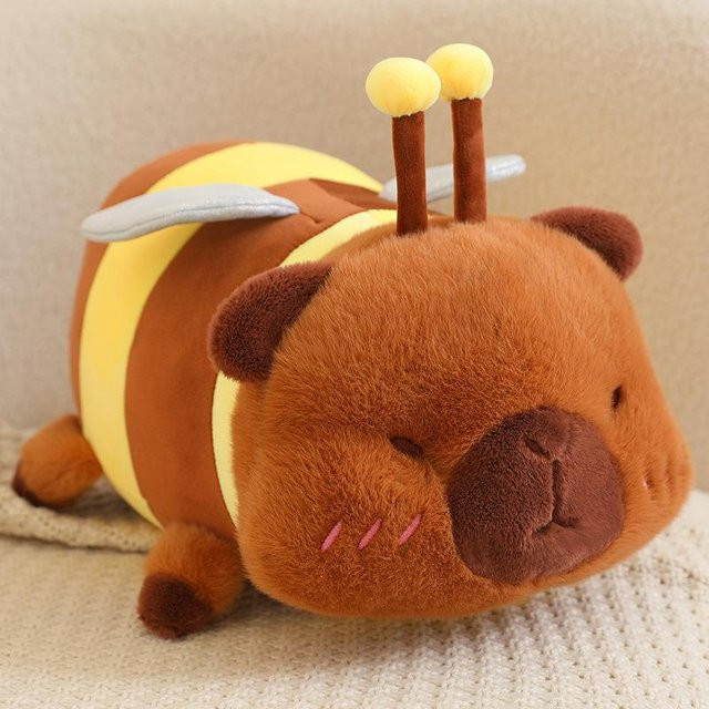 Linyi toy Cosplay Bienen-Capybara Plüschtier, mit fliegenden Flügeln - Bild 1