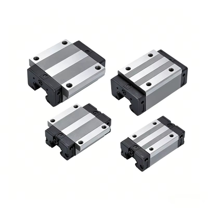 Linearführungsschiene mit Führungswagen für CNC-Fräsmaschinen und Graviermaschinen, Farbe: Silber - Bild 2