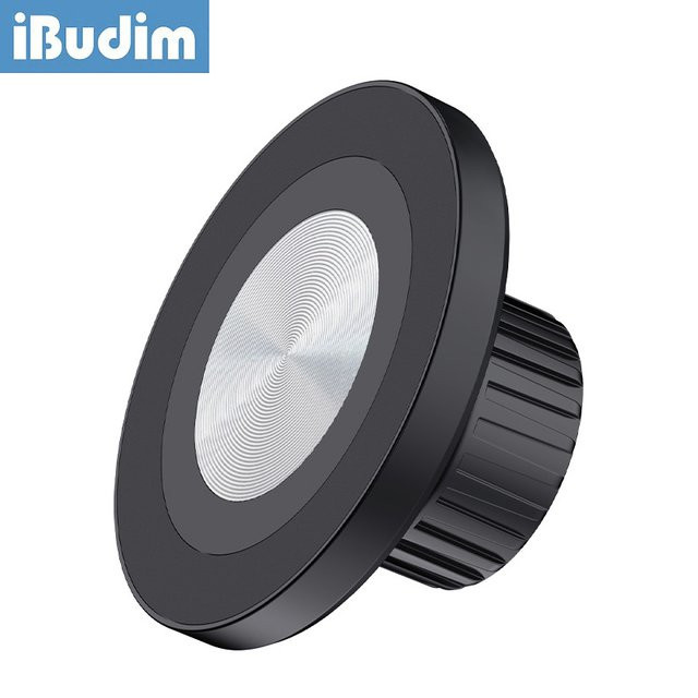 iBudim Magnetische Basis für MagSafe kompatibel mit 17mm Kugelkopf, Auto-Handyhalterung in Schwarz - Bild 1