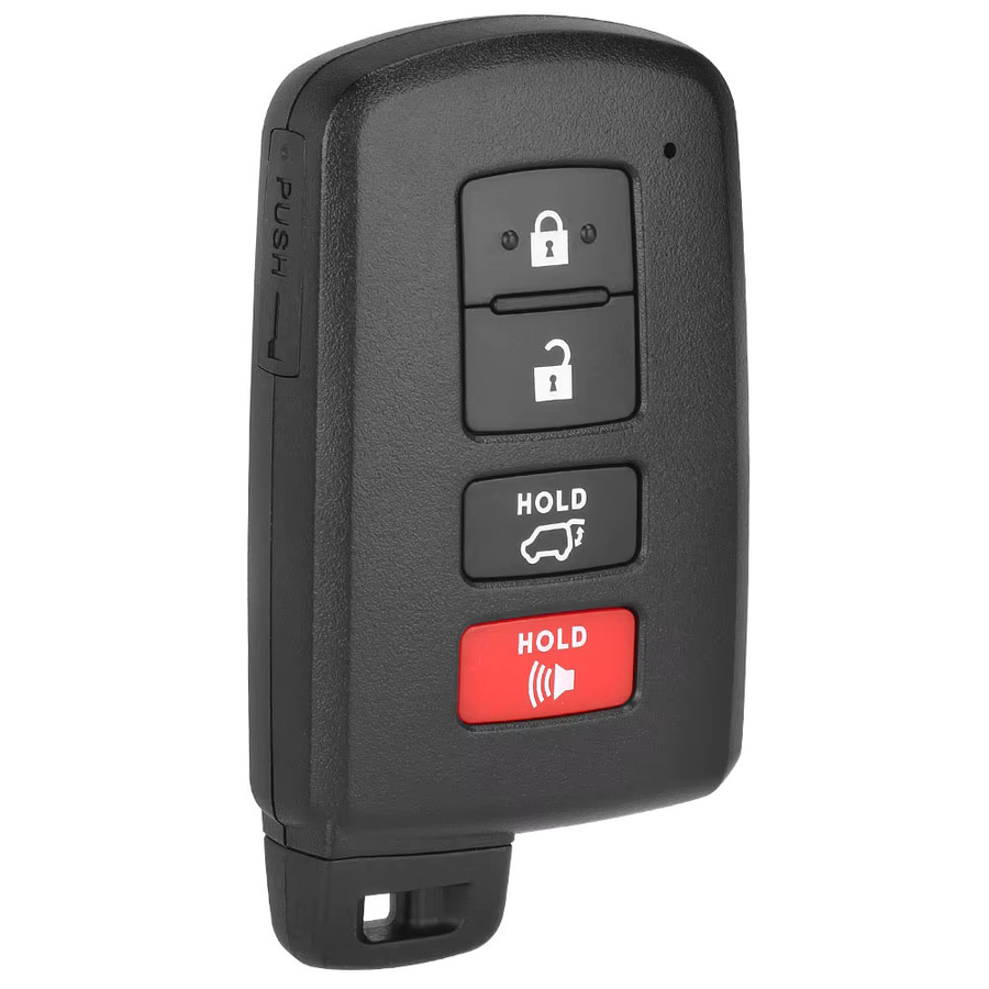 DIYKEY Smart Fernbedienung Autoschlüssel für Toyota RAV4 2013-2018, Farbe: Schwarz, Frequenz: 314,3MHz, Teilenummer: 281451-0020 HYQ14FBA - Bild 3