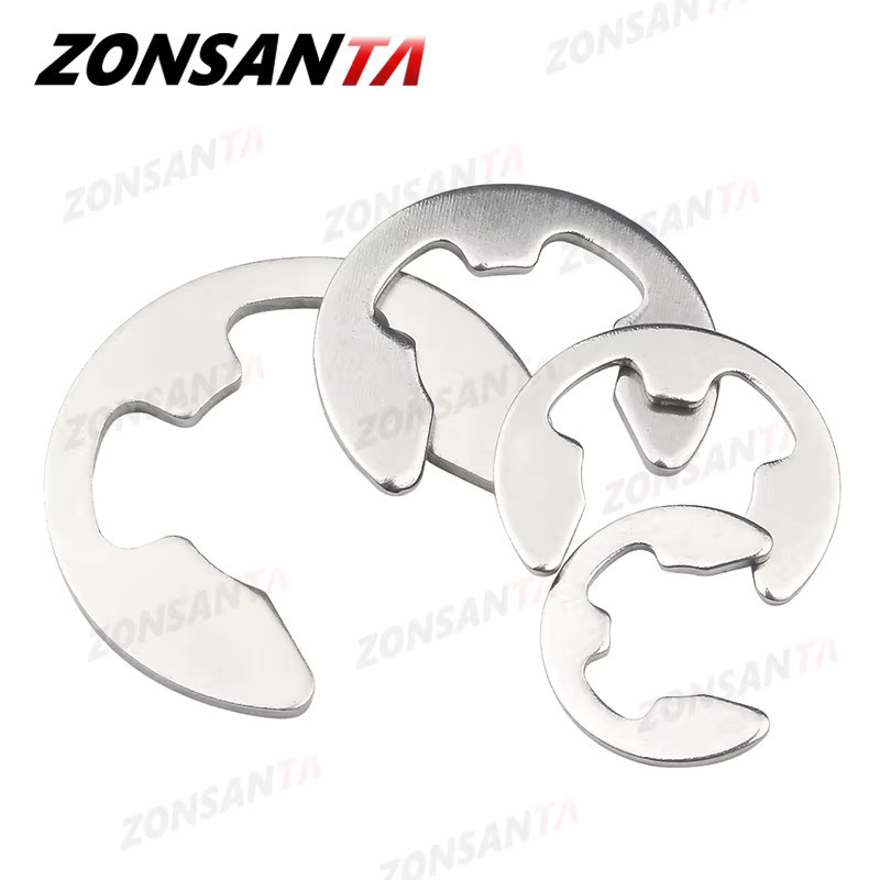 ZONSANTA E-Clip Sicherungsringe aus Edelstahl 304 für M1,2 bis M15 - Bild 1