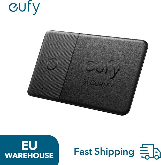 eufy Security SmartTrack Karte Black Apple Find My Wallet Tracker Wasserbeständig - Bild 1