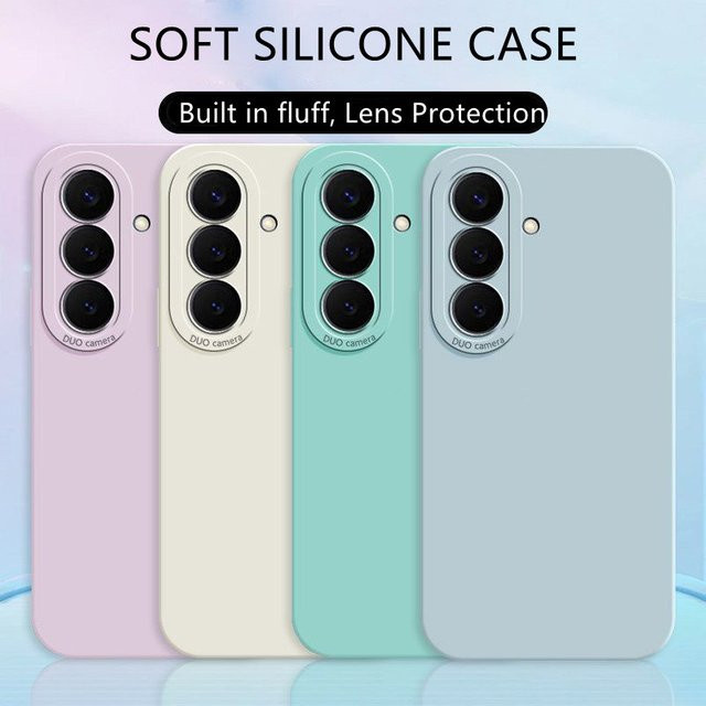 LYYDFUMAN Flüssigsilikon Schutzhülle für Samsung Galaxy S23 S24 S25 S26 Plus Ultra A56 A55 A54 in Pink und Multicolour - Bild 1