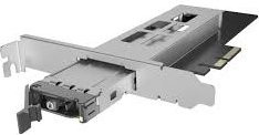 ICY BOX IB-PCI2019-M2 PCIe x4 Erweiterungskarte für M.2 NVMe SSD bis 64 Gbit/s in Schwarz und Silber - Bild 1