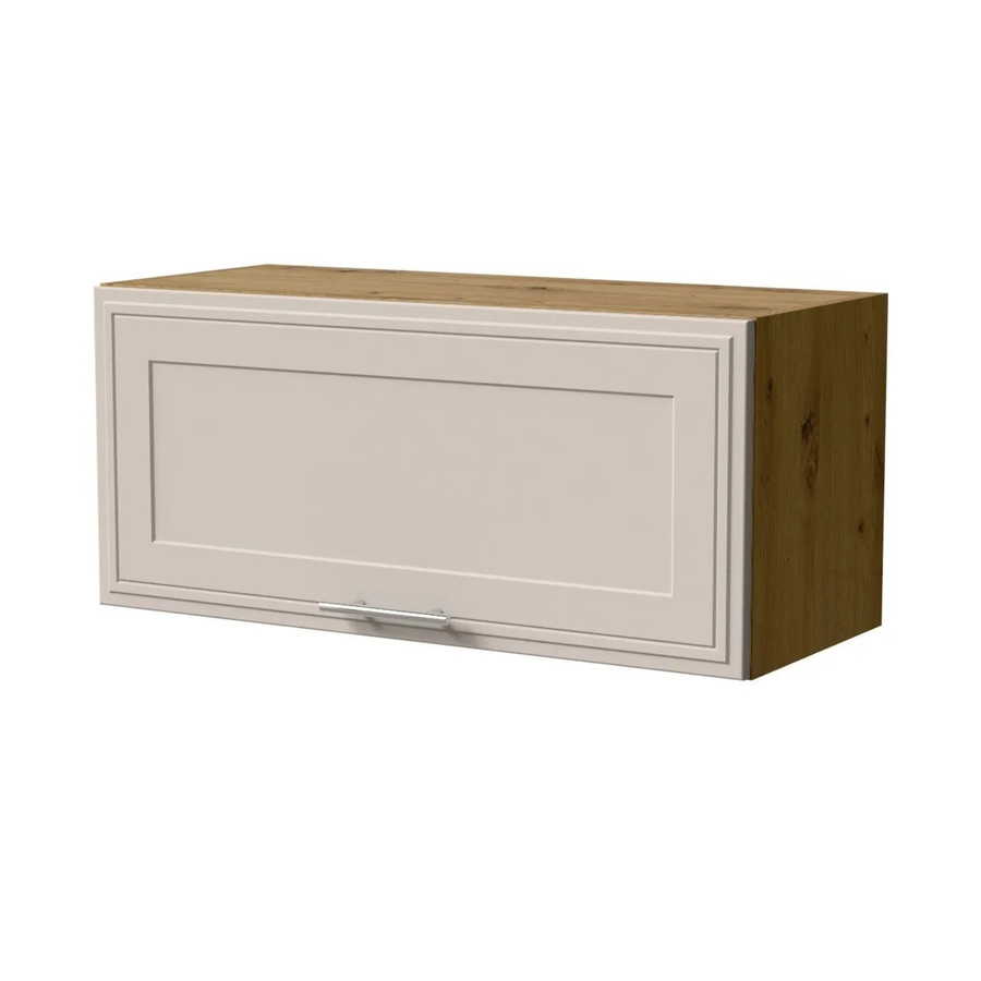 Feldmann-Wohnen Klapphängeschrank Salo W4B/80 in Eiche Artisan und Kaschmir Matt mit Gasdruckdämpfer, B/H/T: 80 x 32,5 x 36 cm - Bild 2