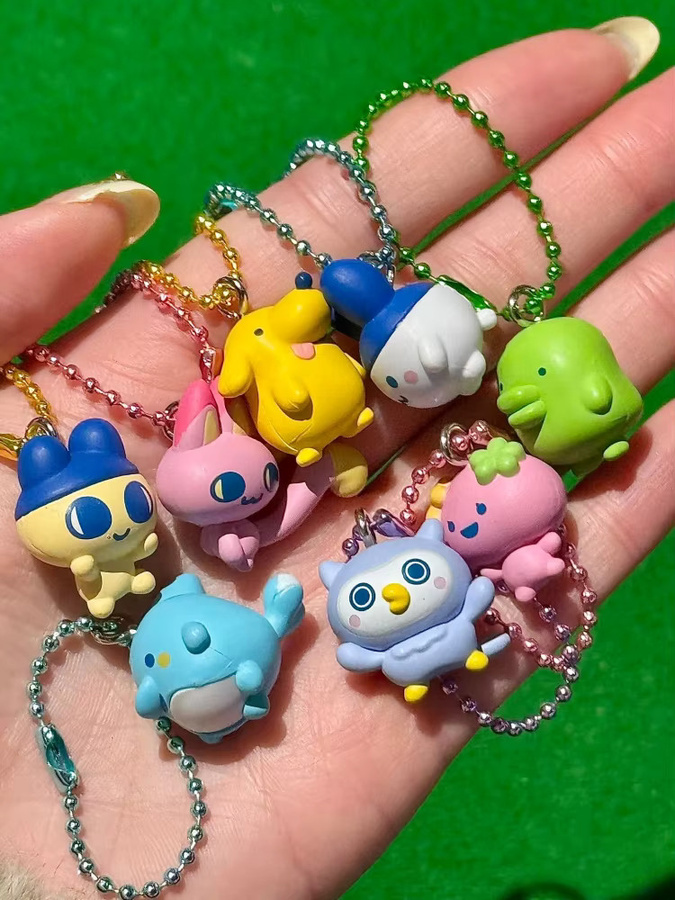 Bandai Tamagotchi Choco Box, Schlüsselanhänger, Set / Bundle - Bild 2