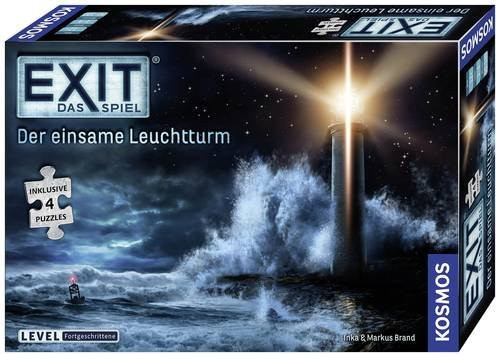Kosmos EXIT® – Das Spiel + Puzzle Der einsame Leuchtturm Escape Room Rätselspiel
