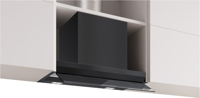 Bosch Serie 6 Einbau-Dunstabzugshaube DBB67DP60 in Schwarz mit Home Connect, Abluft oder Umluft und Metallfettfilter - Bild 1