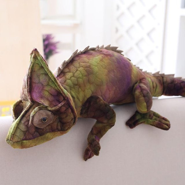 BC Pet Supplies Chamäleon Plüsch Drachen Kissen, Tiere, 100cm, ab 18 Jahre - Bild 1