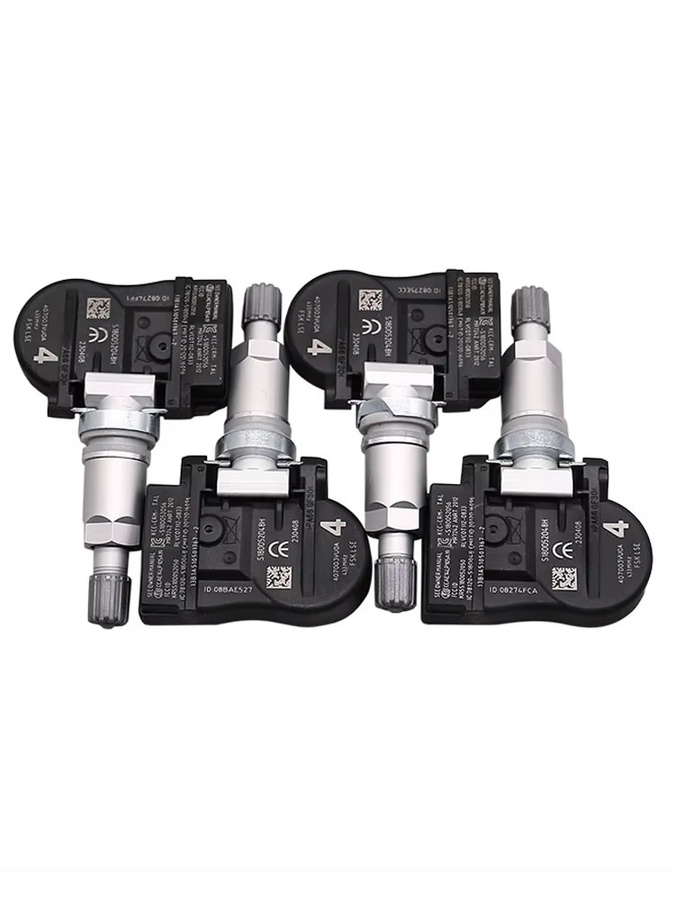 GANGLE 4er Set TPMS Reifendruckkontrollsystem Sensoren 40700-3VU0A für Nissan Note Qashqai Tiida Renault Espace Schwarz 433MHz - Bild 4
