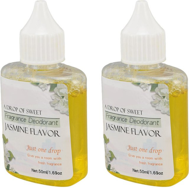 Koogeelife Parfüm Geruchsentferner und Lufterfrischer für Innenräume, 2 Stück, 50 ml, beige und gelb - Bild 1