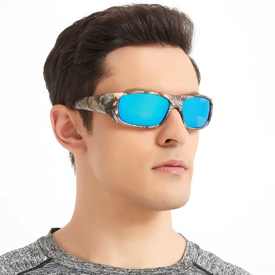 Sportsonnenbrille Unisex, Vollrand, Kunststoff, multicolour - Bild 2