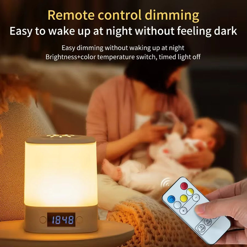 GGBEE Wiederaufladbares LED-Nachtlicht in Weiß mit dimmbarer Helligkeit und Touch-Bedienung, USB-betrieben, ideal als Nachttischlampe für das Babyzimmer oder Schlafzimmer - Bild 5