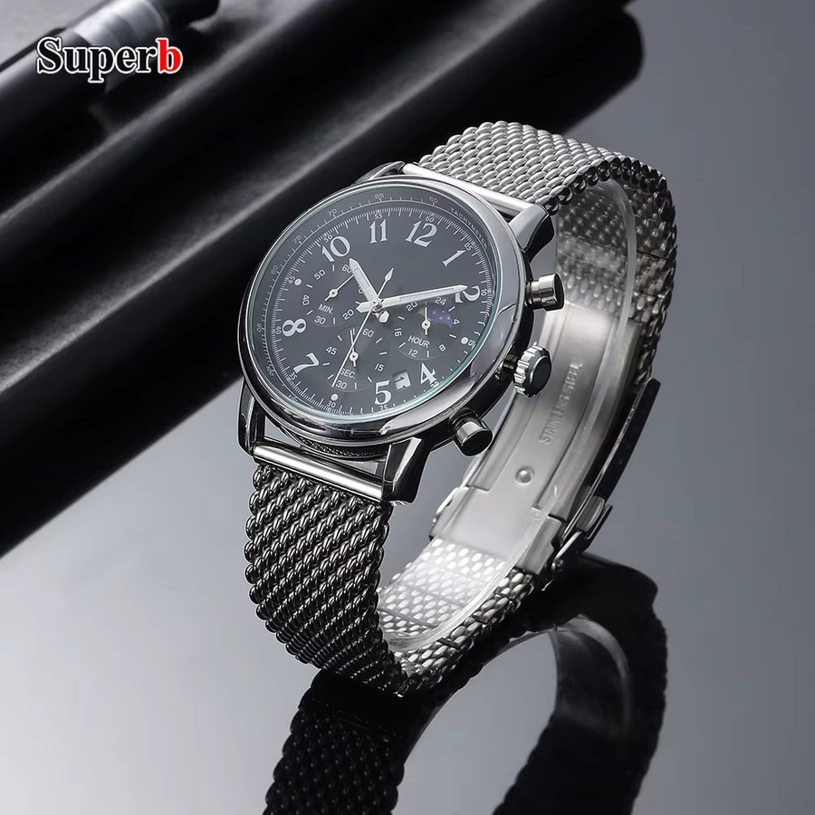 Uhrenarmband Milanaise, Edelstahl, silber, 22 mm, Unisex - Bild 3