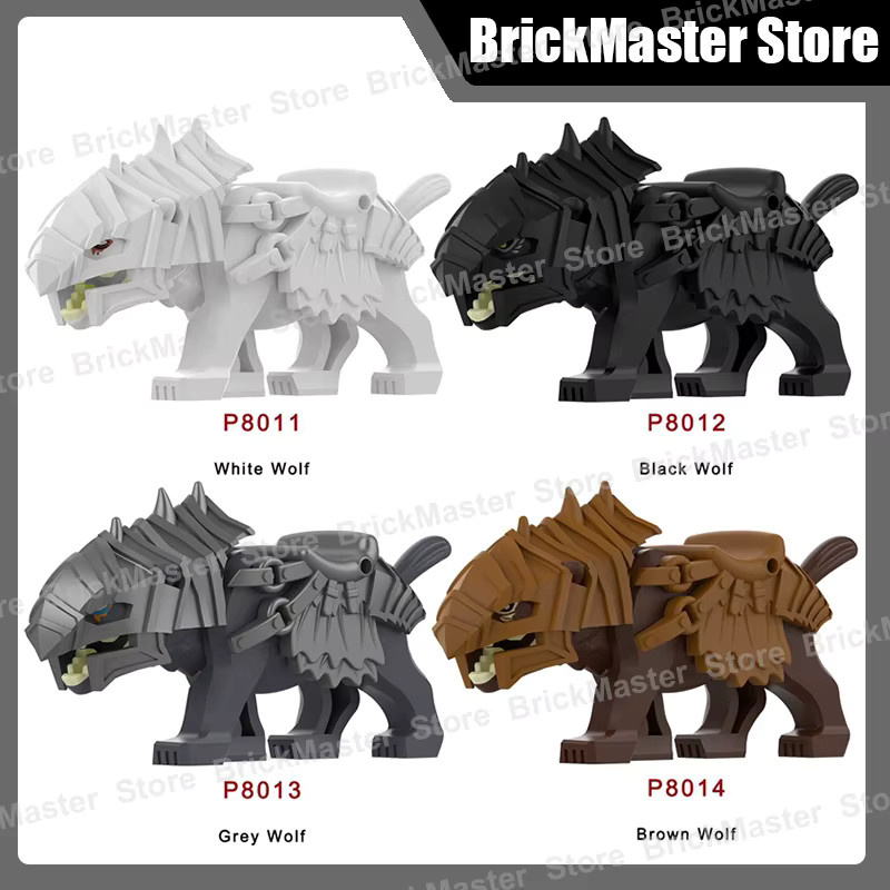 BRICKPANDA Mittelalterliche Militär-Ork-Soldat-Figur, Bausteine, Fantasy - Bild 2