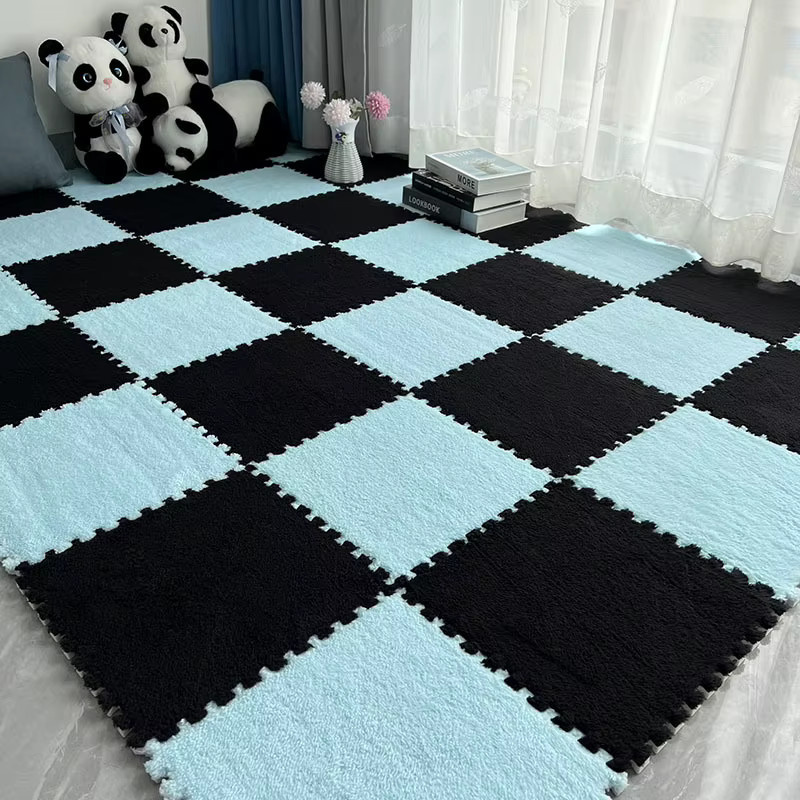 DHDH Baby-Spielmatte aus rutschfestem EVA-Schaumstoff in Beige für das Kinderzimmer - Bild 2