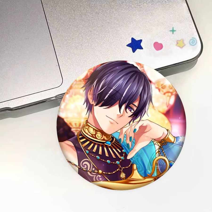 Mesuca Brosche, Belphegor Anime-Stil, Emaille-Pin, Rund - Bild 6