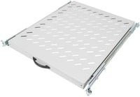 Digitus Netzwerkschrank-Geräteboden DN-19 TRAY-2-800 ausziehbar, 19 Zoll, 1 HE, Grau - Bild 1