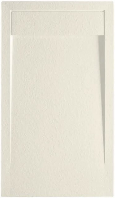 Frascio New Technology Duschwanne Vulcano Line aus Mineralguss, Beige, B: 140 cm, T: 90 cm - Bild 1