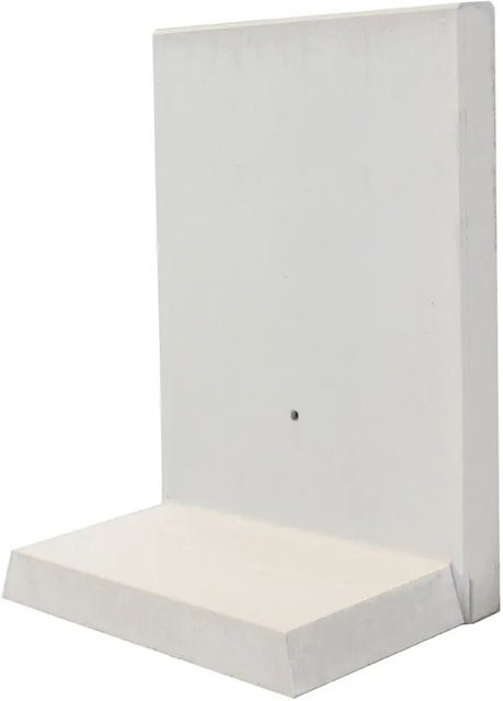 Diephaus L-Stein bewehrt Grau B: 130 cm, T: 100 cm, H: 70 cm, Höhe: 8 cm - Bild 1
