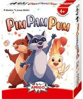 Amigo Pim Pam Pum Gedächtnisspiel mit Tier-Motiven für Kinder ab 4 Jahren - Bild 1