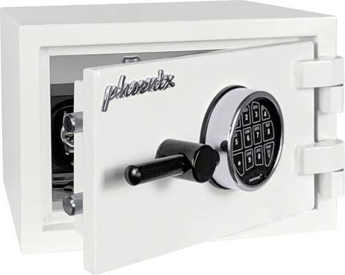 Phoenix Sicherheitstresor Fortress SS1451E mit elektronischem Hochsicherheitsschloss, Sicherheitsstufe S2, Farbe: Weiß, B/T/H: 37,0 x 31,0 x 25,0 cm - Bild 1