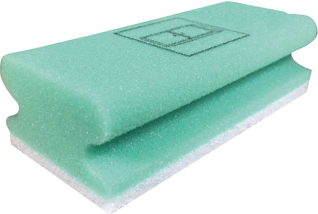 Kuechenprofi Profi Power HACCP Pad-Schwamm Vlies für die Küche, Grün mit Piktogramm, 1 Stück - Bild 1