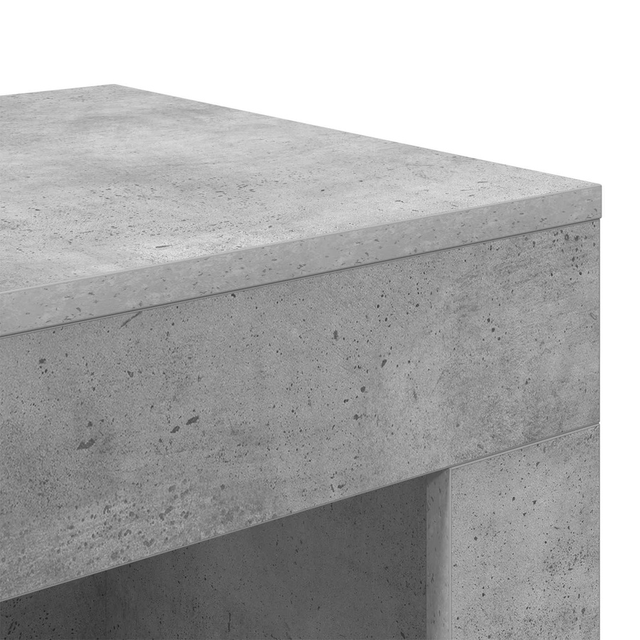 vidaXL Beistelltisch in Betongrau aus Holzwerkstoff, B/T/H: 60 x 40 x 65 cm - Bild 4