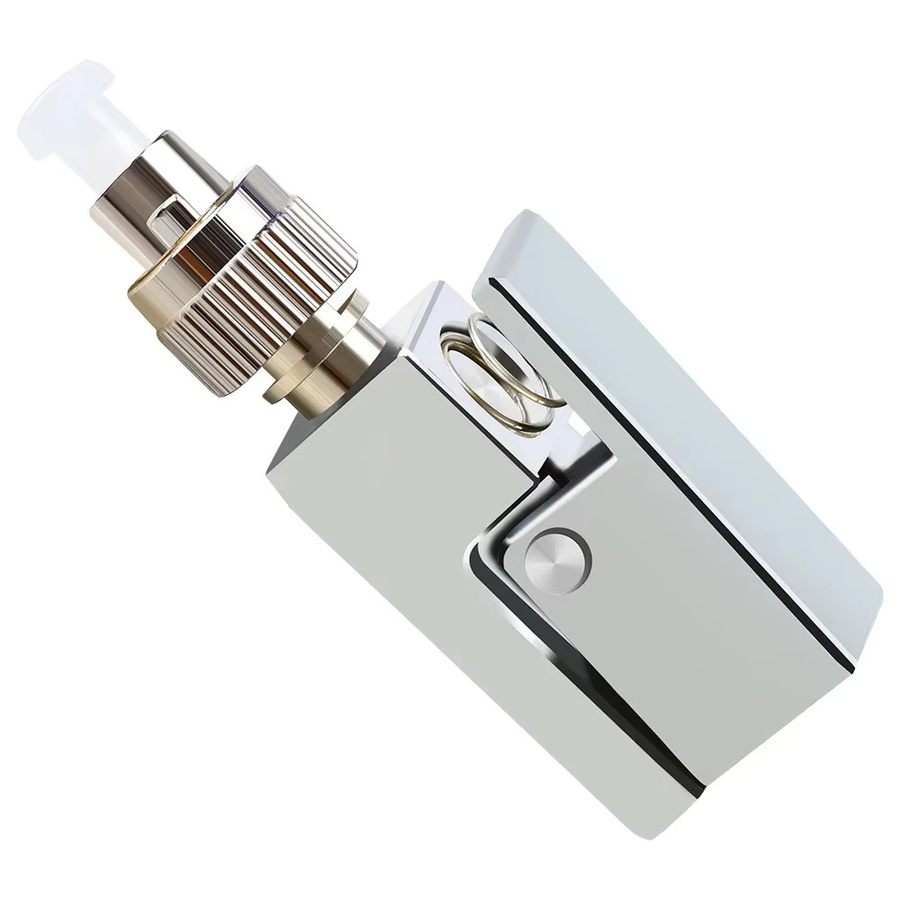 ZoeRax FC quadratischer Glasfaseradapter in Transparent und Silber für FTTH-Kopplung mit Rotlichtstift, OTDR und optischem Leistungsmessgerät - Bild 7