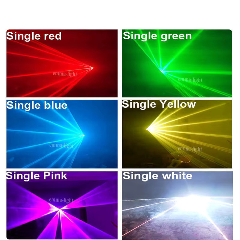 EMMA RGB Laser Licht Projektor mit ILDA Controller für Hochzeit und DJ Bühne, Multicolour, 10W 15W - Bild 4