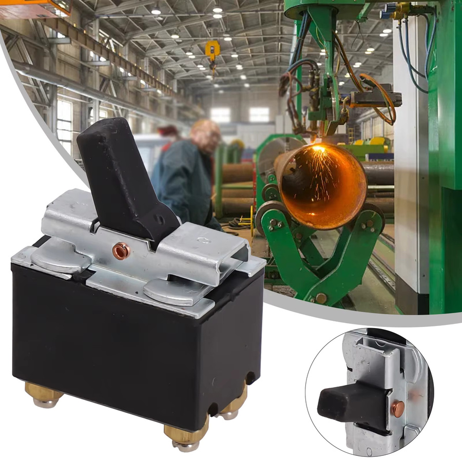 Vibratite Druckschalter SW0026 für Winkelschleifer in Schwarz, AC250V 5A - Bild 2