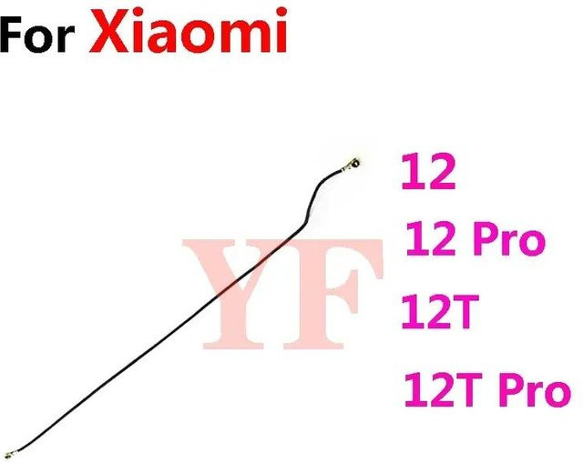 Xiaomi Koaxial Antennen-Flexkabel für Mi 12 12T 13 Pro Ultra 12C mit Wifi-Signalverstärkung, Schwarz, Länge: 12,8 cm - Bild 1