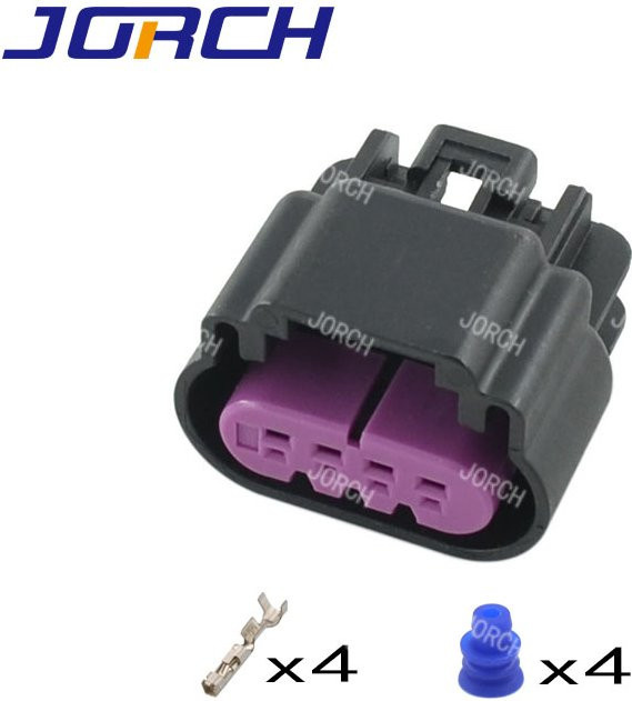 Jorch 4-Pin GT 150 Wasserdichter Kabelstecker für elektrische Verkabelung in Schwarz - Bild 1
