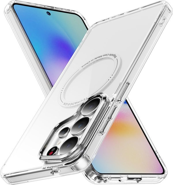 MagSafe Magnetische Handyhülle für Samsung Galaxy S26 S25 Ultra S24 FE S23 Plus A55 A16 A56 Transparent - Bild 1
