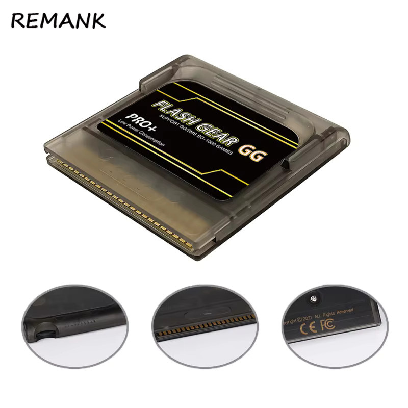 Flash Gear Game Gear Patrone 600 in 1 mit TF-Karte für Sega GG Game Gear und GBA GBC Konsolen in Transparent - Bild 4