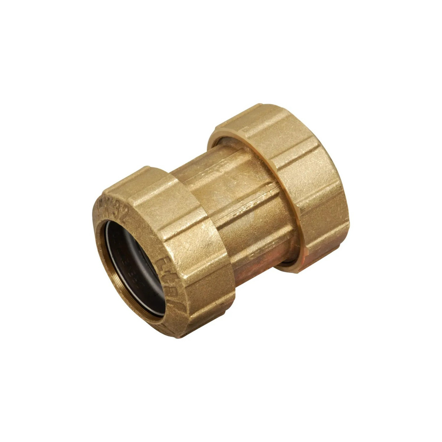 LUX-TOOLS Muffe aus Messing in Gold, Durchmesser: 31,7 mm (1 1/4 Zoll) - Bild 2