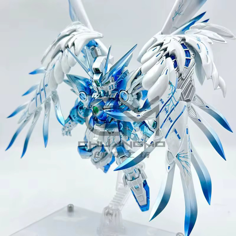 TAKARA TOMY MGSD Wing Zero Glacier Blue Limited Edition, Mech Bausatz, Actionfiguren - Bild 2