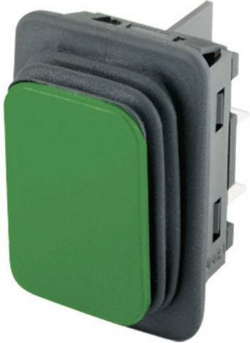 Marquardt Wippschalter 1932.3118, 2 x Aus/Ein, 250 V/AC 20A, IP65, rastend, Grün - Bild 1
