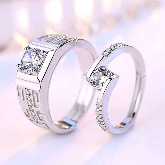 SAY Paarringe 925 Silber, Zirkonia, Unisex - Bild 1