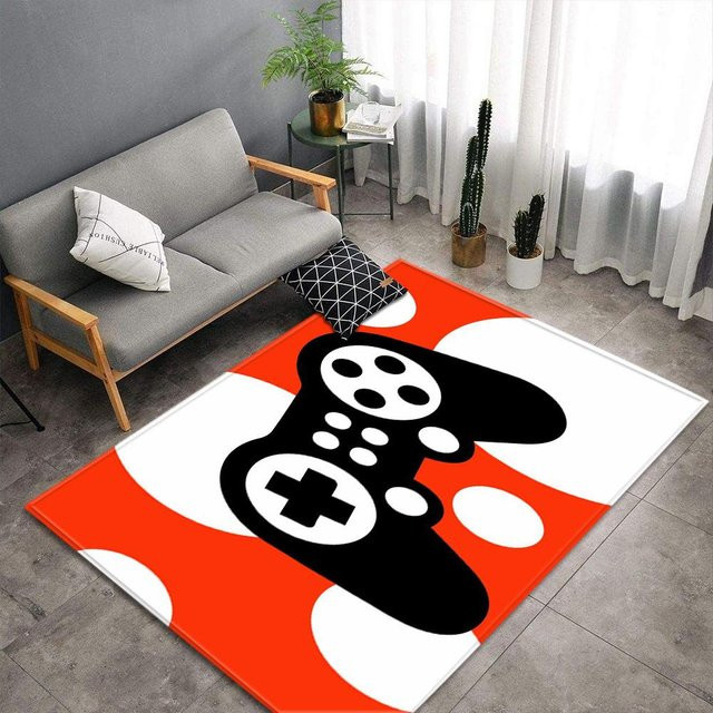 Karpetti 3D Spielekonsole Teppich mit Gamepad-Design, mehrfarbig, B/T: 120 x 80 cm - Bild 1